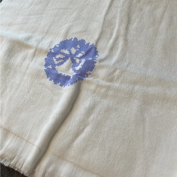 NOS Herrschners Christmas Wreath Terry Towel Stamped Cross-Stitch No Thread Kit - Picture 3 of 4